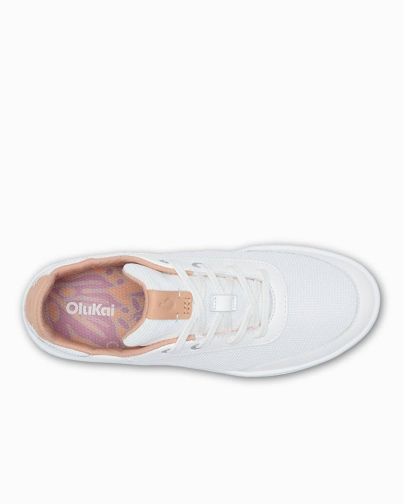 Women's OluKai Kiahuna Golf Shoes - Bright White