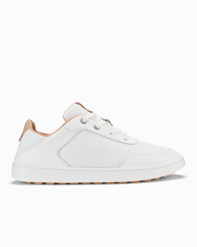 Women's OluKai Kiahuna Golf Shoes - Bright White