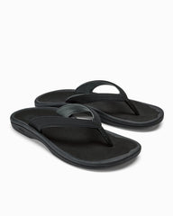 Women's OluKai 'Ohana Lahi Sandals - Black
