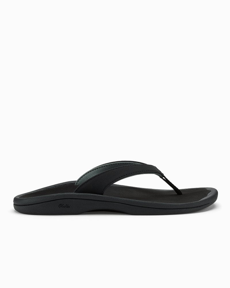 Women's OluKai 'Ohana Lahi Sandals - Black