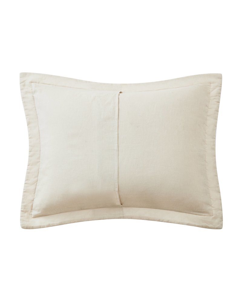 Raffia Solid 3-Piece King Quilt Set - Beige