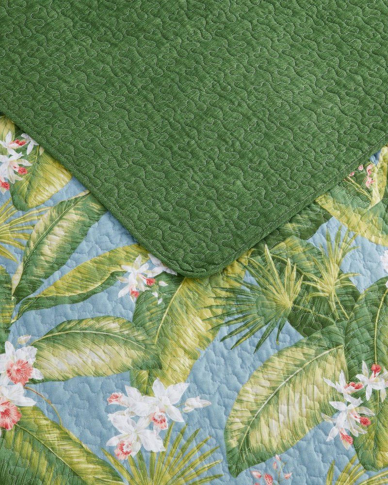 Aregada Dock 3-Piece Full/Queen Quilt Set - Blue