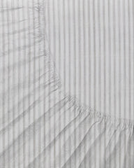 Paloma Stripe 4-Piece King Sheet Set - Grey