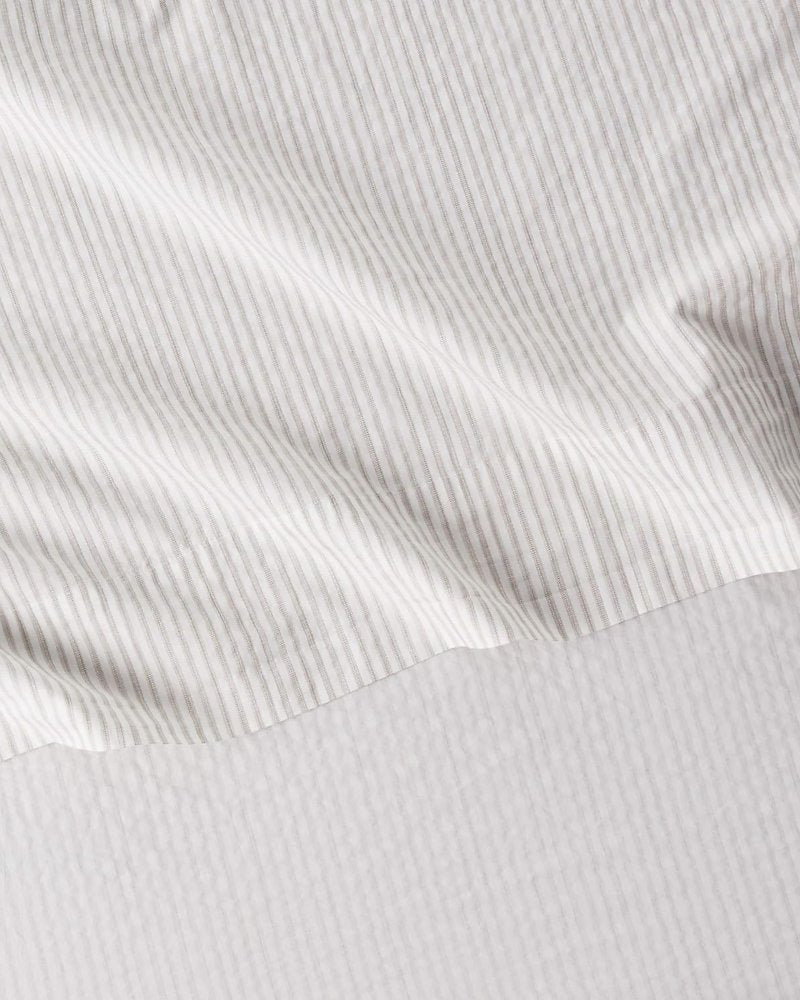 Paloma Stripe 4-Piece King Sheet Set - Grey