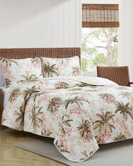 Bonny Cove 3-Piece Full/Queen Quilt Set - White