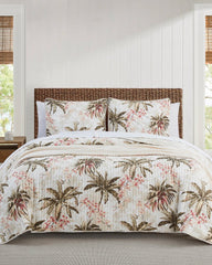 Bonny Cove 3-Piece Full/Queen Quilt Set - White