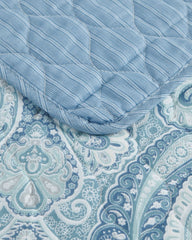 Turtle Cove 2-Piece Twin Quilt Set - Caribbean Sea