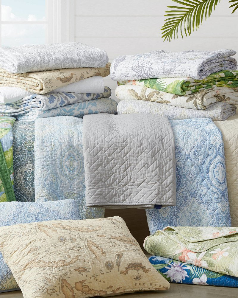 Turtle Cove 3-Piece Full/Queen Quilt Set - Caribbean Sea