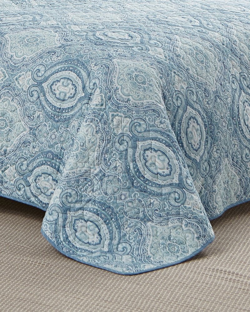 Turtle Cove 3-Piece Full/Queen Quilt Set - Caribbean Sea