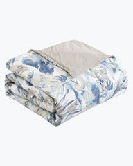 Raw Coast Reversible 3-Piece King Comforter Set - Blue
