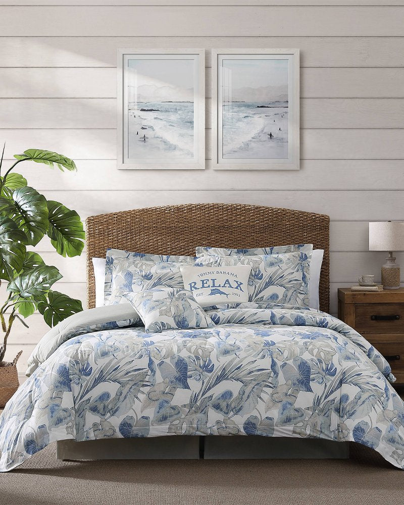 Raw Coast Reversible California King Comforter Set - Blue