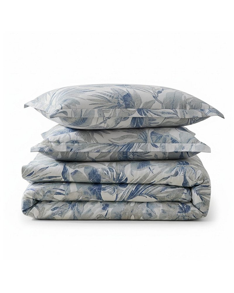 Raw Coast 3-Piece Full/Queen Duvet Cover Set - Blue