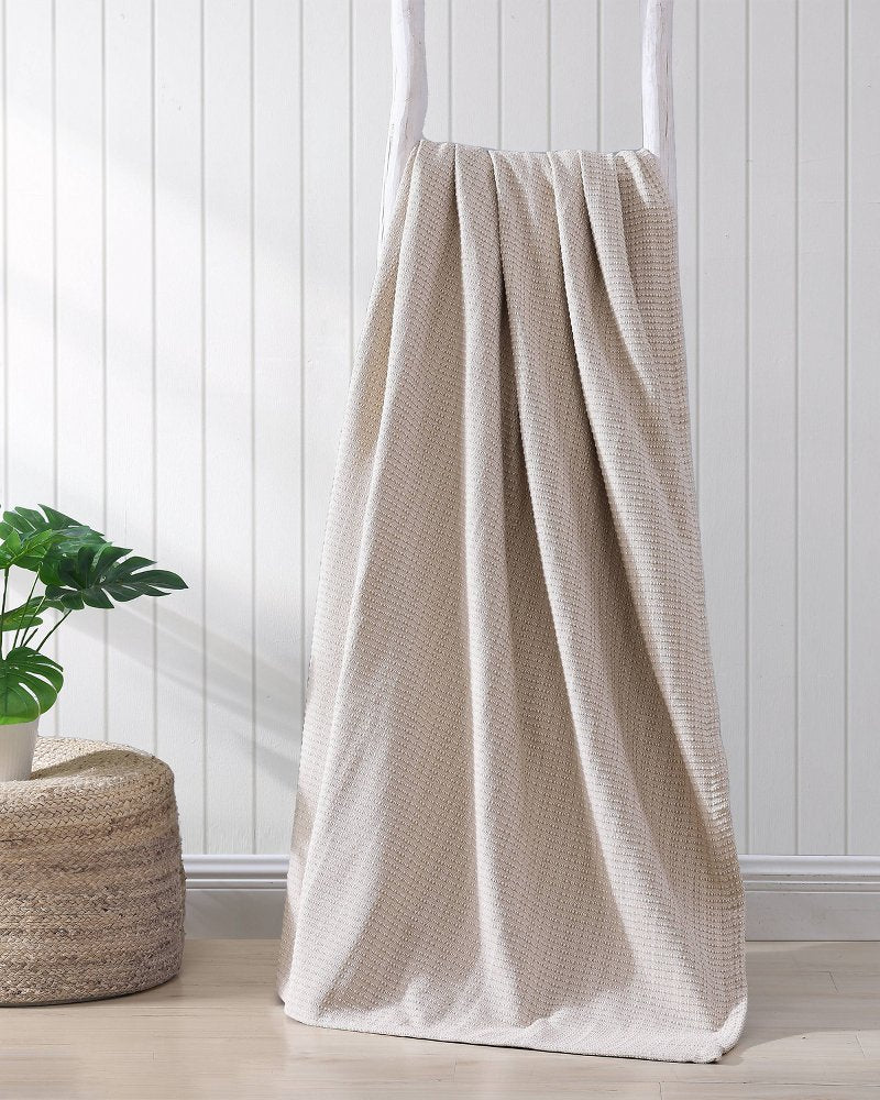 Bamboo Woven Twin Blanket - Bamboo