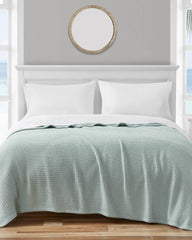 Bahama Coast Full/Queen Blanket - Blue/Silver