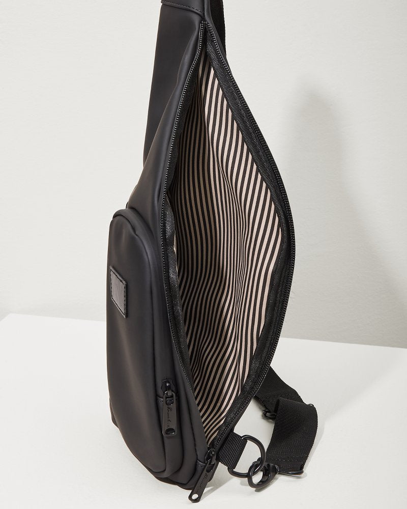 Hudson Black Sling Bag - Black