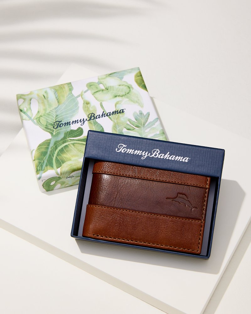 Two-Tone Bifold Wallet - Cognac