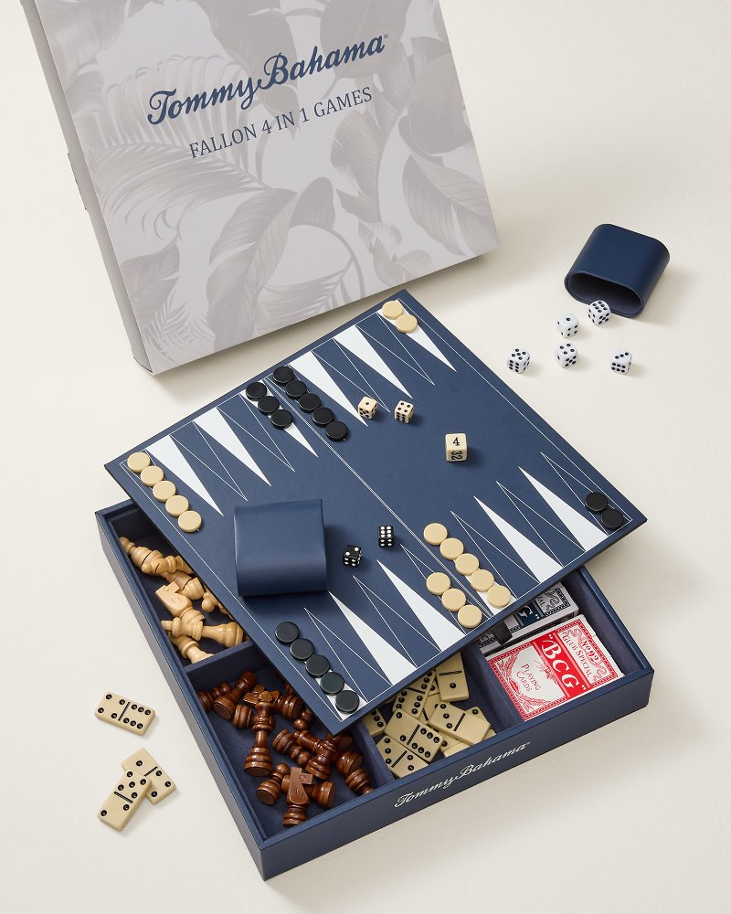 Fallon 4-in-1 Game Set - Navy