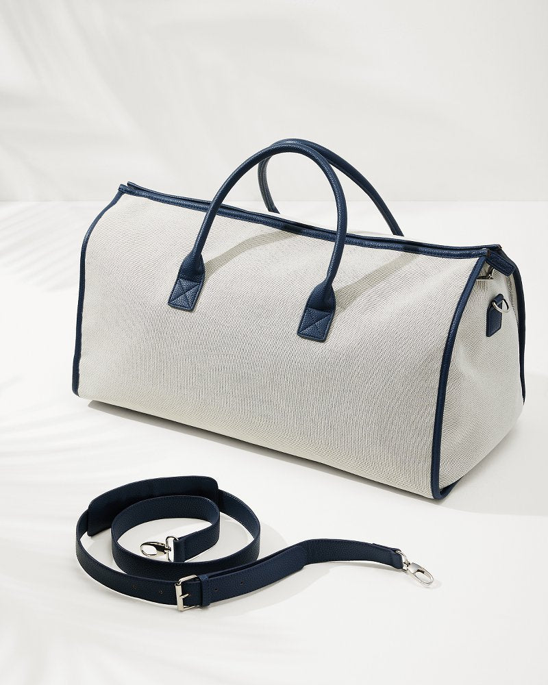 Capri Navy 2-in-1 Garment Duffel Bag - Navy
