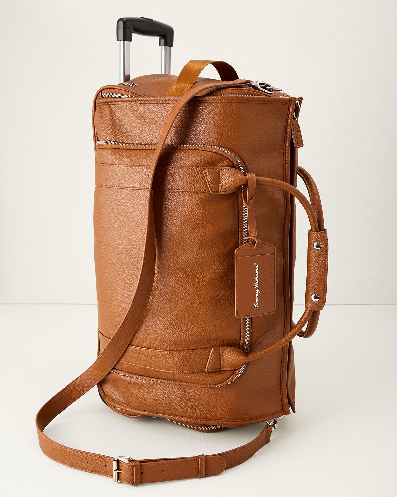 Brett Chestnut 2-In-1 Roller Garment Duffel Bag - Chestnut