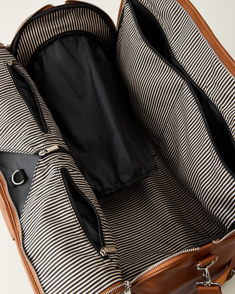 Brett Chestnut 2-In-1 Roller Garment Duffel Bag - Chestnut