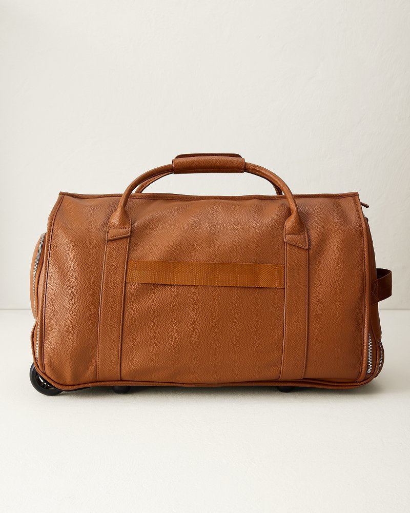 Brett Chestnut 2-In-1 Roller Garment Duffel Bag - Chestnut