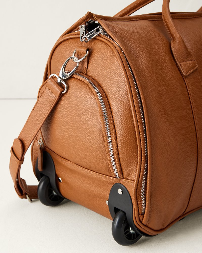 Brett Chestnut 2-In-1 Roller Garment Duffel Bag - Chestnut