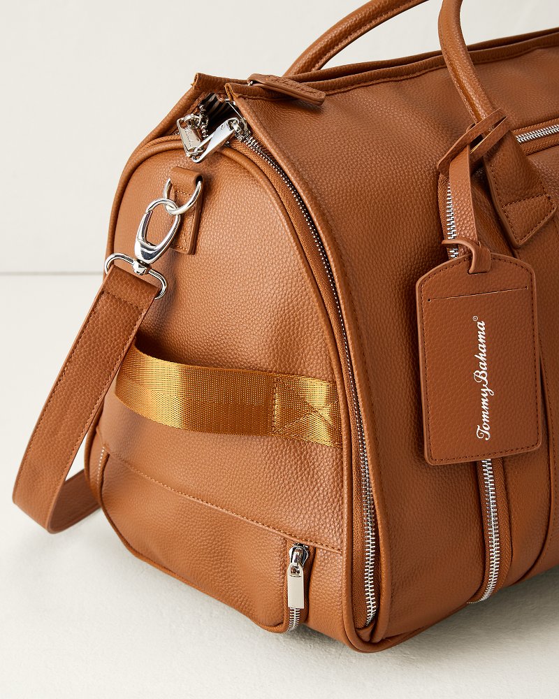 Brett Chestnut 2-In-1 Roller Garment Duffel Bag - Chestnut