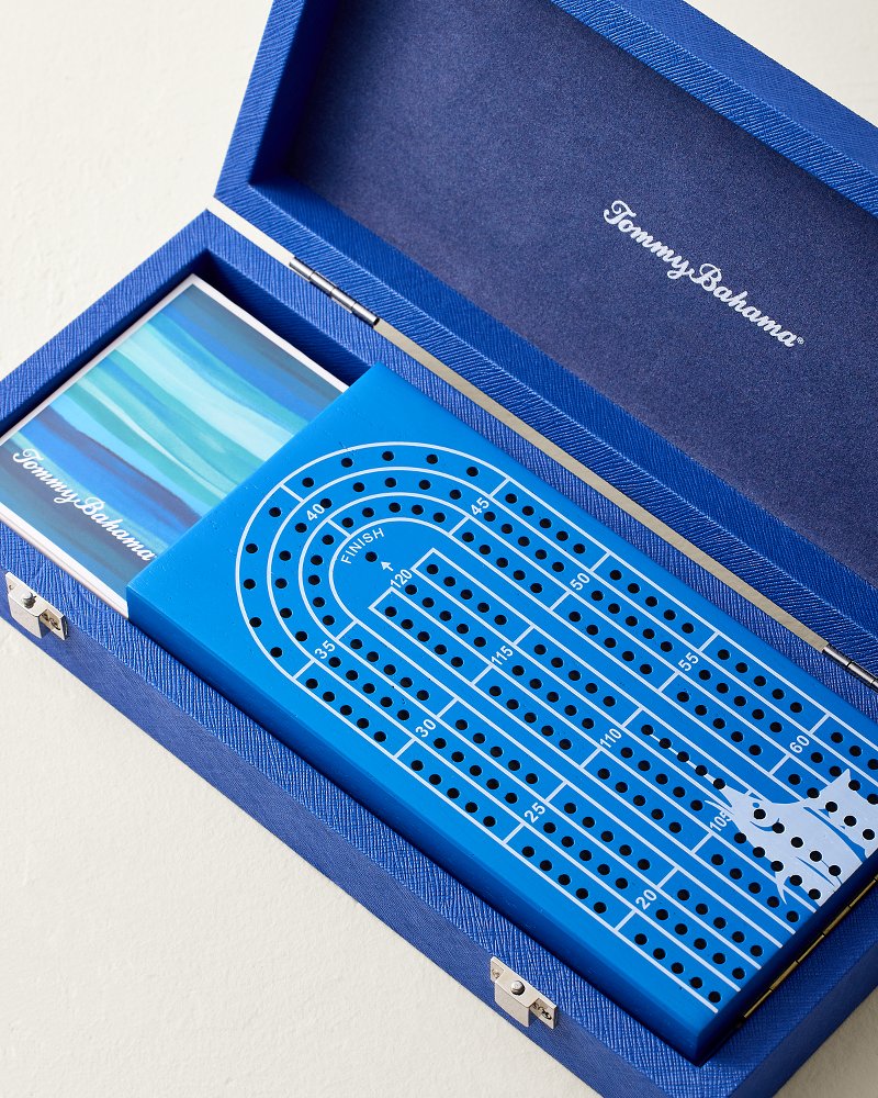 Tommy Bahama Cribbage Game - Navy