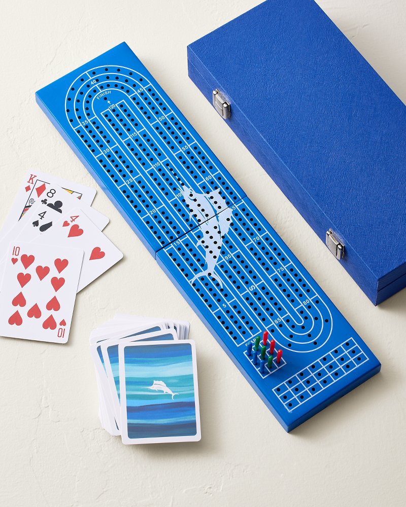 Tommy Bahama Cribbage Game - Navy
