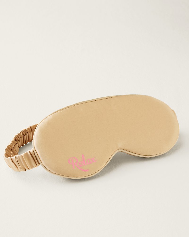 Champagne Relax Silk Sleep Mask - Champagne