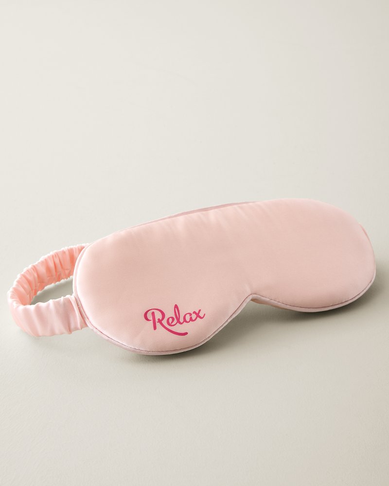 Pink Relax Silk Sleep Mask - Pink