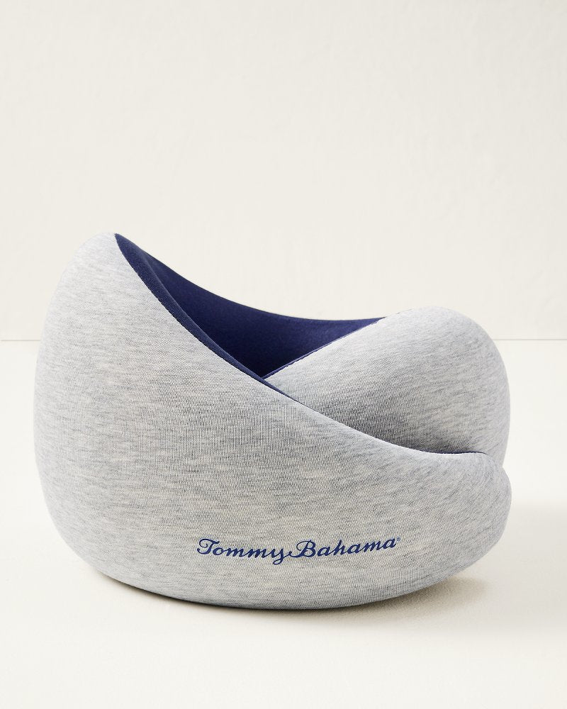 Memory Foam Travel Neck Pillow - Navy/Blue