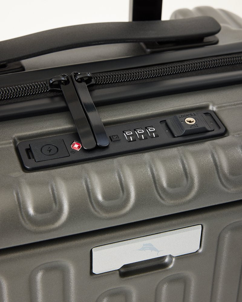 Taylor Hardshell Marlin 20-Inch Suitcase - Grey