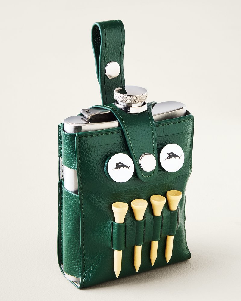 Teed Up Golf Flask - Green