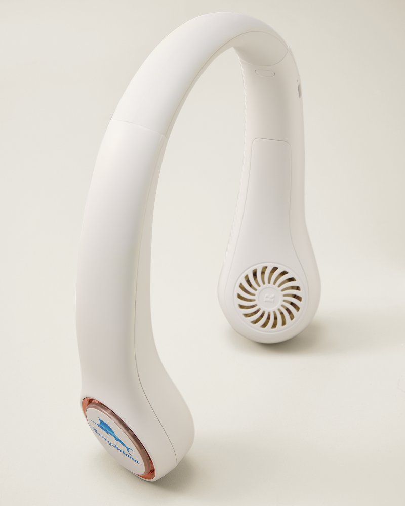 Tommy Bahama Marlin Personal Neck Fan - White