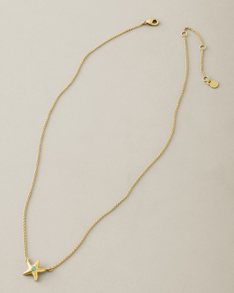 Spartina Sea La Vie Starfish Pendant Necklace - Gold
