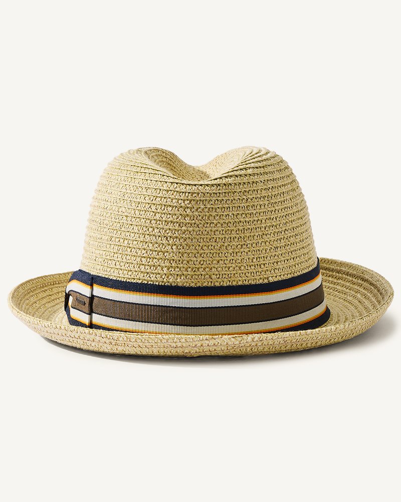 Caden Braided Fedora Hat - Driftwood