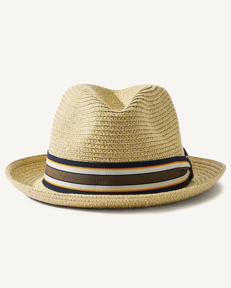 Caden Braided Fedora Hat - Driftwood