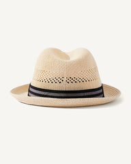 Berle Packable Braid Hat - Vanilla