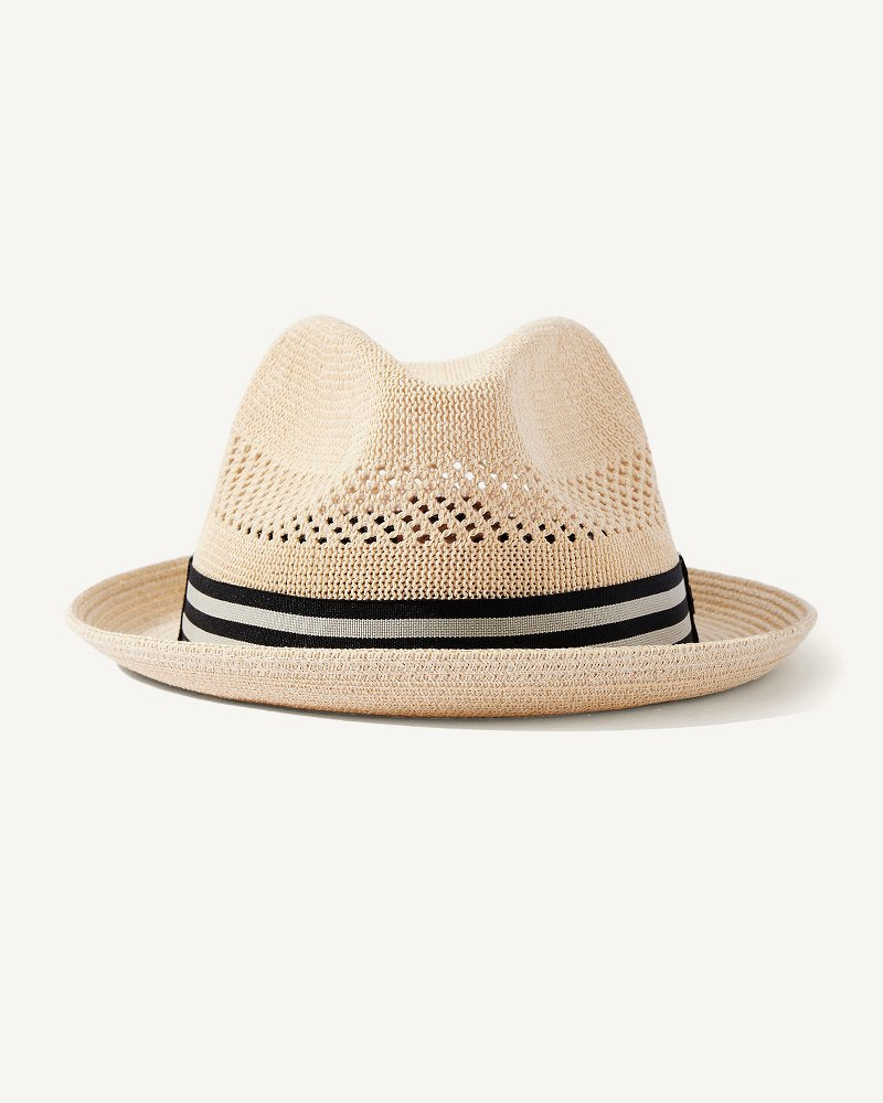 Berle Packable Braid Hat - Vanilla