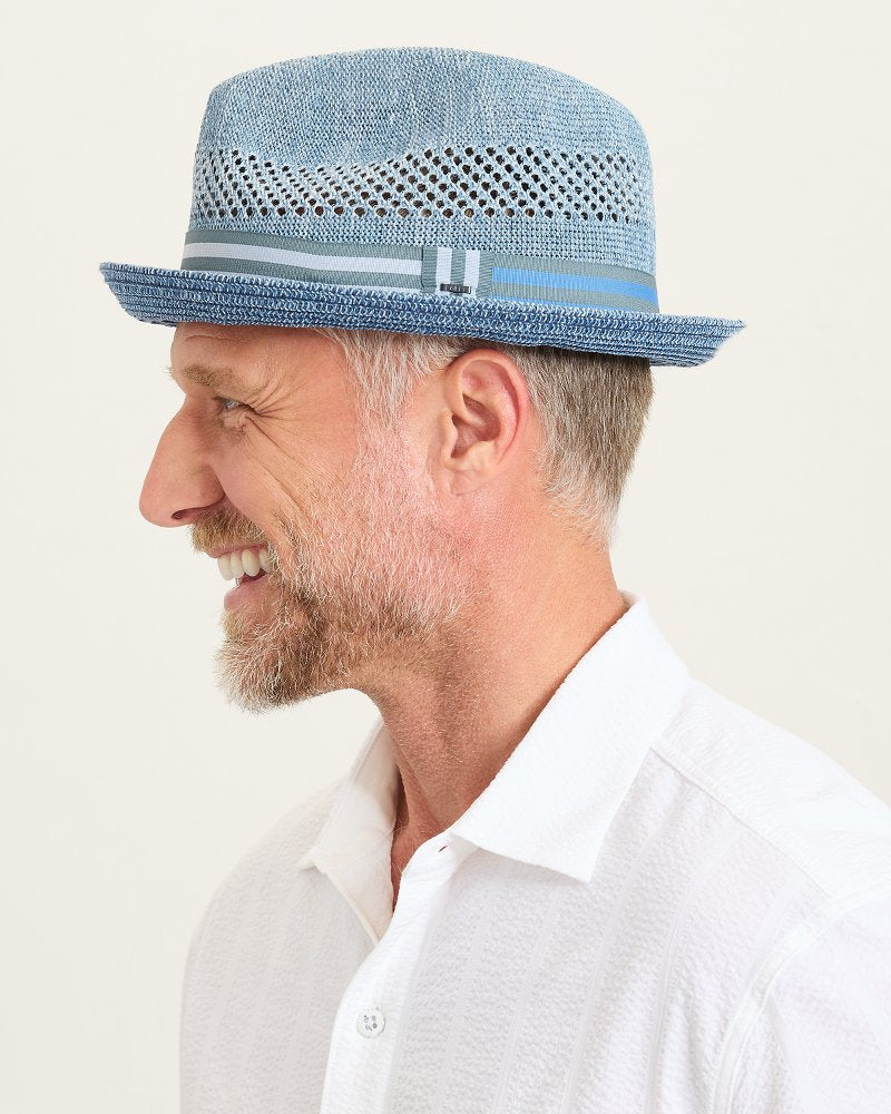 Berle Packable Braid Hat - Navy Heather