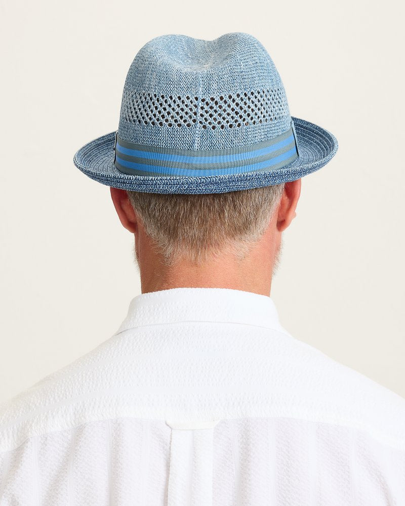 Berle Packable Braid Hat - Navy Heather