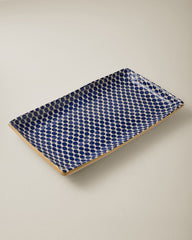 Terrafirma Medium Dot Stacking Tray - Cobalt
