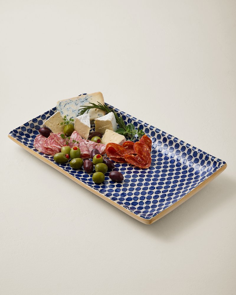 Terrafirma Medium Dot Stacking Tray - Cobalt