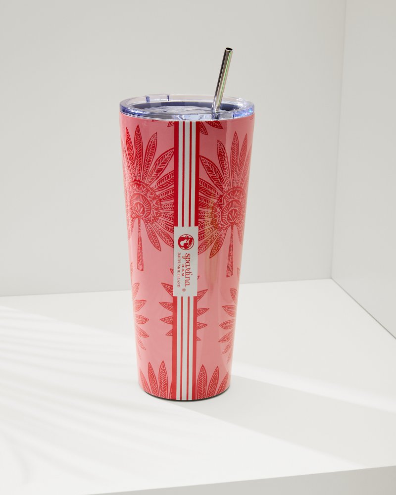 Palmetto Frond 30-oz. Tumbler - Red
