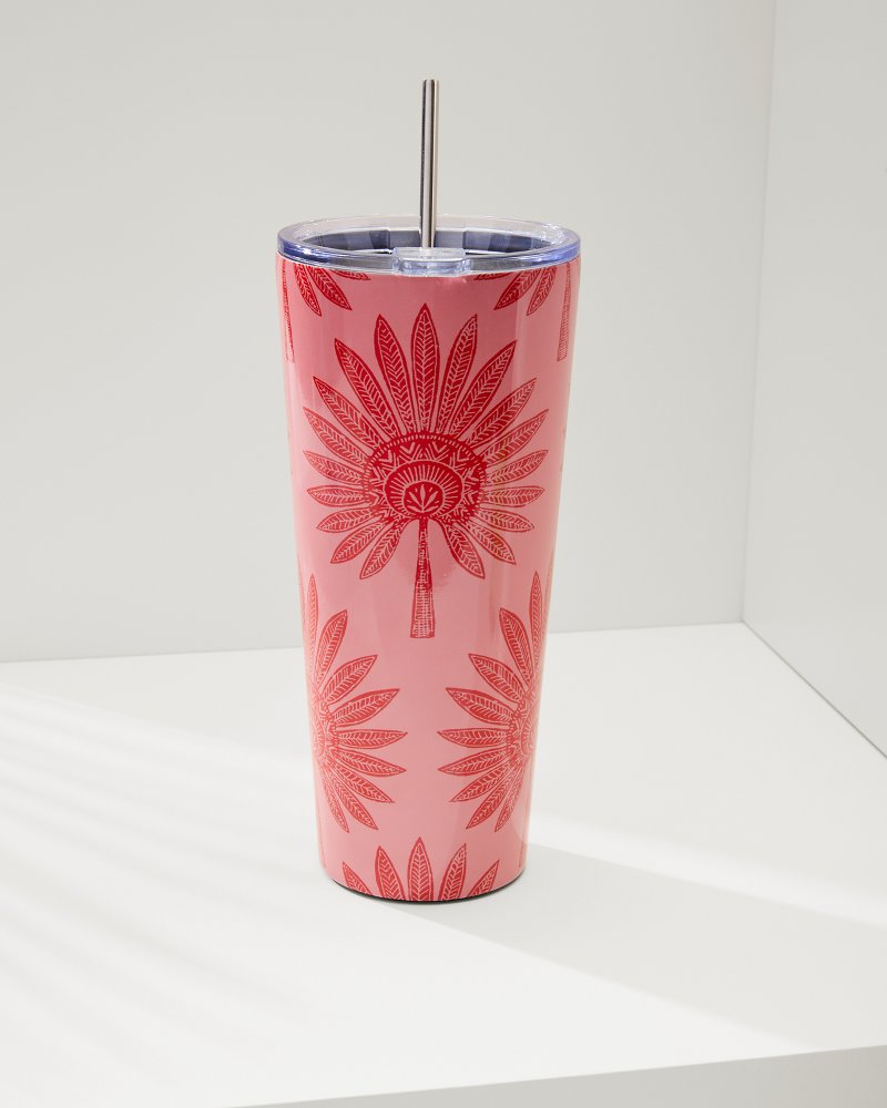 Palmetto Frond 30-oz. Tumbler - Red