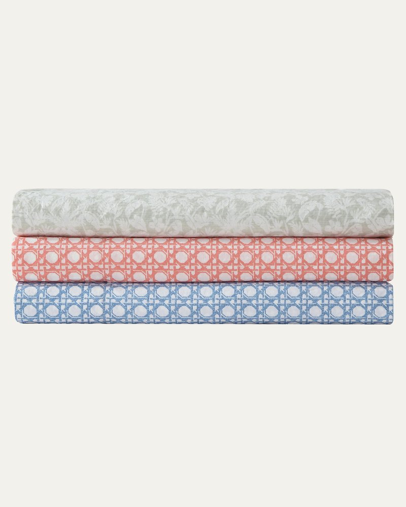 Diamond Isle 4-Piece Queen Sheet Set - Blue