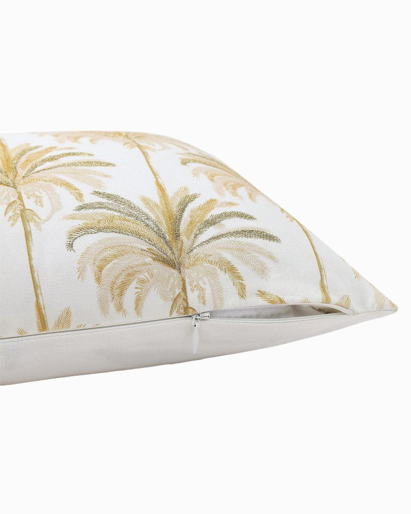 Island Estate Santiago Embroidered Decorative Pillow - Ochre