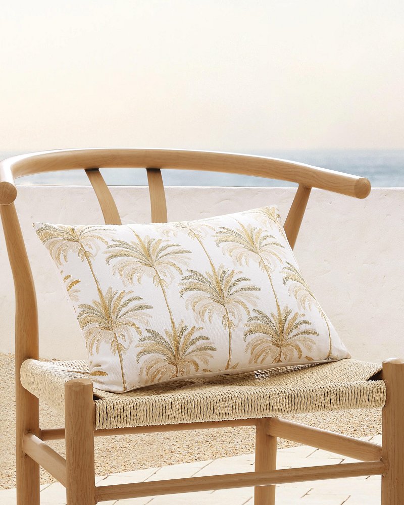 Island Estate Santiago Embroidered Decorative Pillow - Ochre