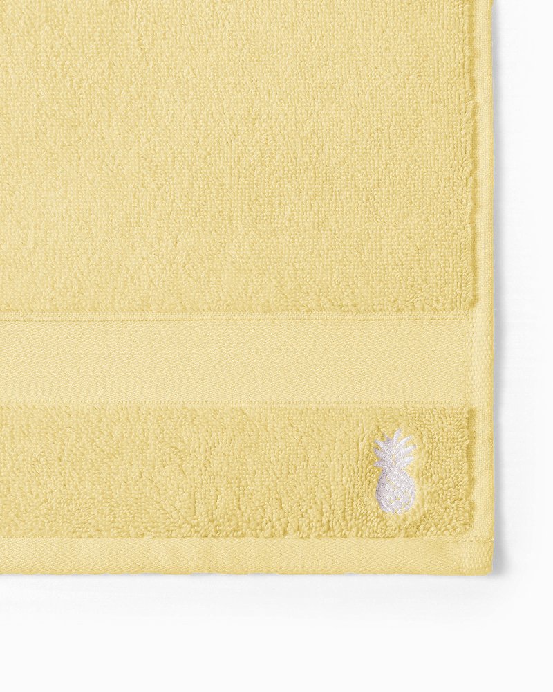 Pineapple Bay 6-Piece Bath Towel Set - Canary Yellow